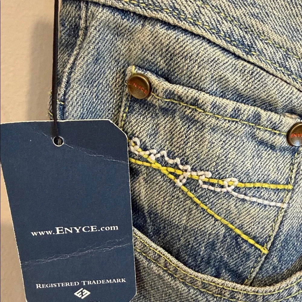 Enyce NWT‎ Blue Denim Baggy Shorts Size 34